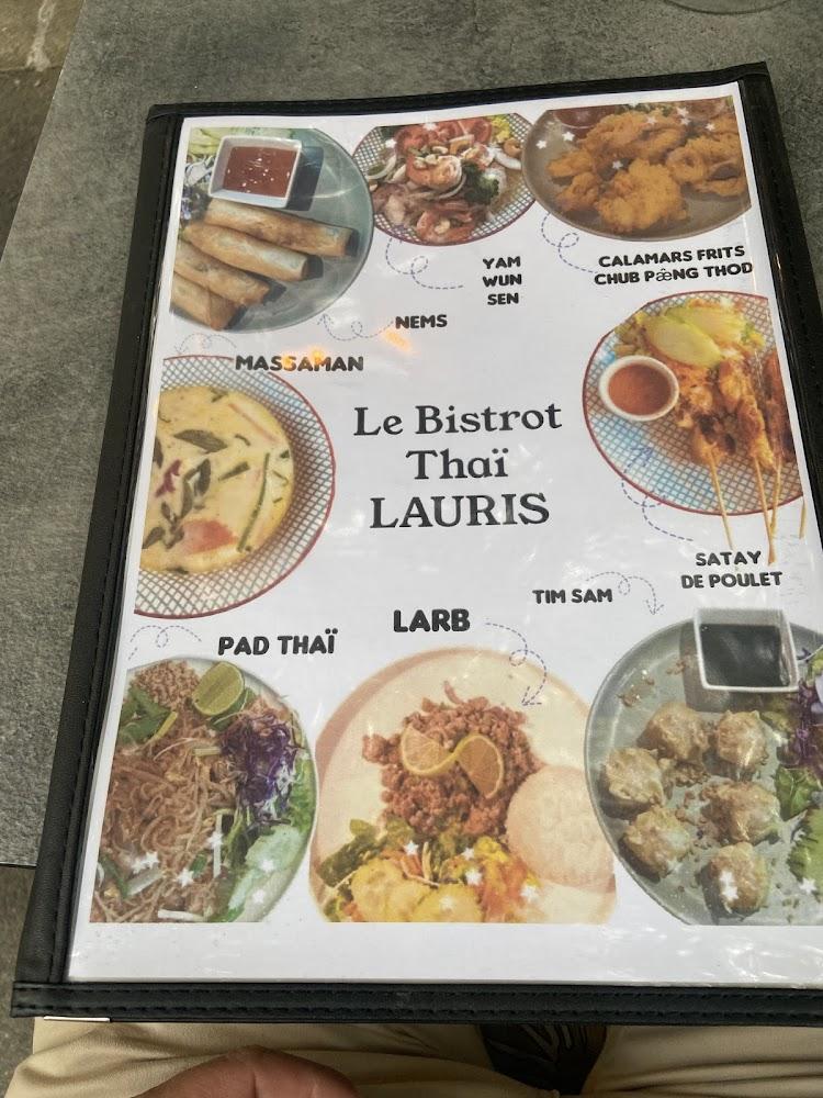 Le Bistrot Thai Lauris - Menu Image 2